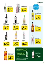 Folleto Dialprix Página 13: Johnnie walker whisky etiqueta roja €13,89, Pata Negra Vino tinto Apasionado €3,69