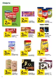 Folleto Dialprix Página 8: ColaCao Cacao soluble 0% €3,95, ColaCao cacao soluble €7,99