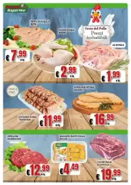 Volantino Risparmio Supermercati Pagina 4: Involtini suino trapanese €11,99, Vitellone fettina panata €16,99