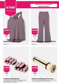 Pepco akciós újság hét 36 Oldal 5: Bekkin flare pilatesleggings €4.500,00, A het edzösúlyszett €3.200,00