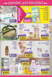 PlusMarket akciós újság Oldal 5: Johnson's babatusfürdő €1.350,00, Vita baby gyümölcsle €420,00