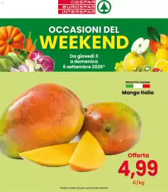 Volantino Eurospar Pagina 1: Mango Italia €4,99