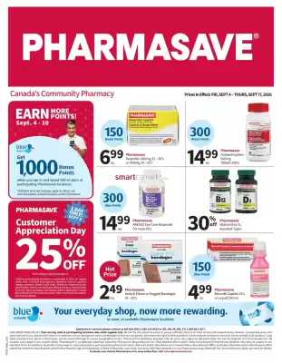 Pharmasave (valid until 17-09)