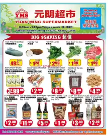 Yuan Ming Supermarket flyer week 36 Page 1