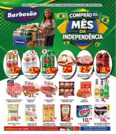 Catálogo Barbosão Extra Supermercados semana 36 Página 1: Sabão em pó tixan €10,98, Feijão carioca ligeirinho €6,98