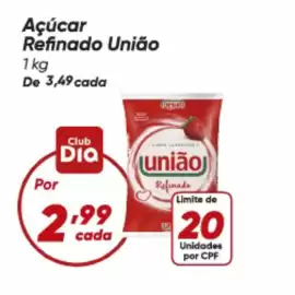 Tabloide Dia semana 36 Página 20: União - açúcar refinado €2,99