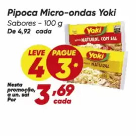 Tabloide Dia semana 36 Página 26: Yoki - pipoca micro-ondas €3,69