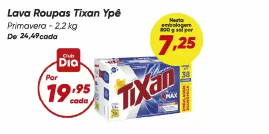 Tabloide Dia semana 36 Página 34: Tixan ypê - lava roupas €19,95