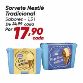 Tabloide Dia semana 36 Página 38: Nestlé - sorvete tradicional €17,90