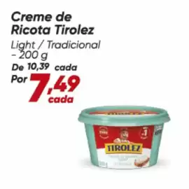Tabloide Dia semana 36 Página 48: Tirolez - creme de ricota €10,39