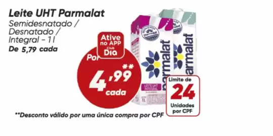 Tabloide Dia semana 36 Página 58: Parmalat - leite uht €5,79
