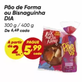 Tabloide Dia semana 36 Página 66: Dia - pão de forma ou bisnaguinha €2,99