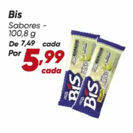 Tabloide Dia semana 36 Página 74: Bis - sabores €5,99