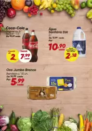 Tabloide Dia Página 2: Água Sanitária DIA €10,90, Coca-Cola Original ou S/ açúcar €7,99