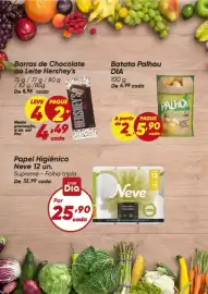 Tabloide Dia Página 4: Batata Palhou €5,90, Papel Higiênico Neve €25,90