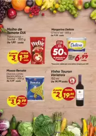 Tabloide Dia Página 5: Molho de tomate dia tradicional €1,39, Massa renata €2,99