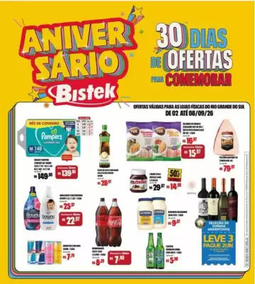 Encarte Bistek Supermercados (válido até 8-09)