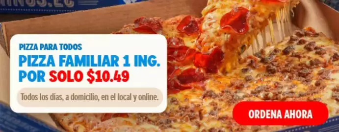 Catálogo Domino's Pizza Página 3