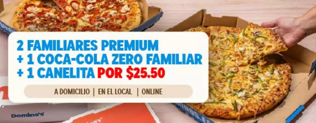 Domino's Pizza (válido hasta 2-11)