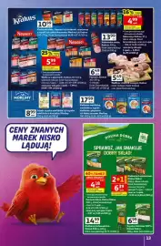 Auchan gazetka tydzień 36 Strona 13: Kiełbaski śniadaniowe, Dolina Dobra €6,39, Szyinka drobiowa 100%, Dolina Dobra €6,99