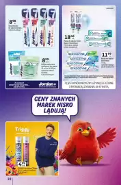 Auchan gazetka tydzień 36 Strona 22: Szczoteczka do zębów Jordan €8,98, Nić dentystyczna lub flosser do zębów Jordan €8,99
