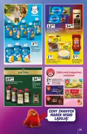 Auchan gazetka tydzień 36 Strona 35: Budyń Winiary €1,35, Gerber Junior Smoothie €3,78