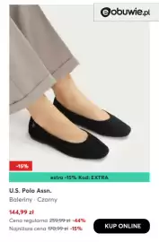 Eobuwie gazetka tydzień 36 Strona 6: Baleriny U.S. Polo Assn €144,99