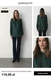 Greenpoint gazetka Strona 12: Klasyczna koszula w kolorze butelkowej zieleni Greenpoint €129,99