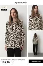 Greenpoint gazetka Strona 3: Kremowa koszula z kwiatowym motywem Greenpoint €119,99
