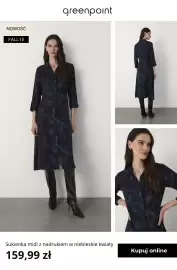 Greenpoint gazetka Strona 6: Sukienka midi z nadrukiem w niebieskie kwiaty Greenpoint €159,99