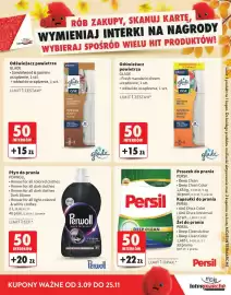 Intermarche gazetka Strona 31: Odświeżacz powietrza GLADE €50,00, Płyn do prania Perwoll €50,00