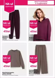 Catalog Pepco săptămâna 36 Pagină 2: Bekkin pantaloni femei wide leg pentru pilates €45,00