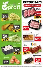 Catalog PROFI săptămâna 36 Pagină 4: Grătar aripi de pui marinate €16,99, Piept de porc feliat cu os €21,99