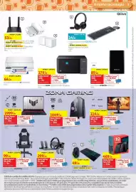 Folheto Auchan Página 3: Auscultadores com Micro Qilive Q3506 €14,99, Impressora Epson Ecotank ET-2950 C11CL41404 €179,99