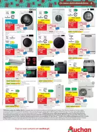 Folheto Auchan Página 8: Máquina de lavar roupa indesit ima 864my time spt €299,99