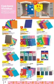 Folheto Auchan Página 2: Caderno Espiral EuropBook 1 oxford €4,99, Caderno Espiral Flex Oxford €3,99