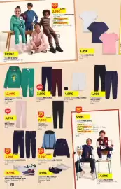 Folheto Auchan Página 20: Calças Jogging INEXTENSO €2,99, Calças Jogging inextenso €4,99