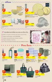 Folheto Auchan Página 26: Conjunto 2 Caixas Herméticas Actual Vidro Redonda €5,99, Lancheira quid €10,99