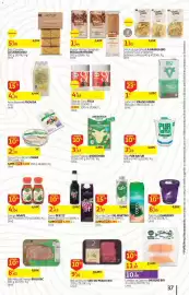 Folheto Auchan Página 37: Fusilli/ Penne/ Spaghetti reggia nutri bio €1,44, Lombos de Salmão Origens Bio €10,68