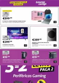 Folheto Radio Popular Página 2: Máquina lavar roupa princesse pwm90465ix €359,99, Tv hisense 43e7q pro €399,99