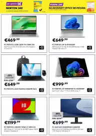 Folheto Radio Popular Página 3: Pc portátil hp omnibook 16-as0003np €999,99, Pc portatil hp 16-by0002np €649,99