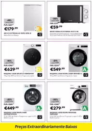 Folheto Radio Popular Página 9: Máquina lavar roupa candy br414bl9-s €549,99, Máquina lavar secar lg f4dr509s1w €629,99