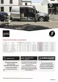 Renault akciós újság | Kangoo Van Oldal 2
