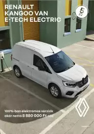 Renault akciós újság | Kangoo Van e-tech electric Oldal 1