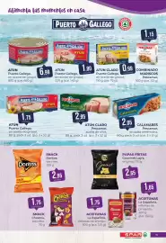 Folleto SPAR Gran Canaria Página 14: Pescamar atún claro €2,95, Pescamar calamares en salsa americana €2,05