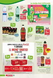 Folleto SPAR Gran Canaria Página 15: Spar agua con gas €0,50, Coca-Cola, zero, lima €1,00