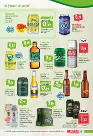 Folleto SPAR Gran Canaria Página 18: Corona cerveza €0,93, Cerveza 0,0 €0,39
