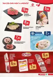 Folleto SPAR Gran Canaria Página 4: Elpozo chuleta de lomo de cerdo extra tierno €6,95, Pechuga de pollo empanada €8,95