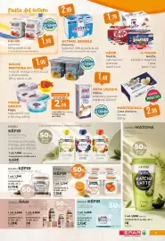 Folleto SPAR Gran Canaria Página 8: Kaiku matcha latte €1,00, Kaiku kéfir con naranja €1,15