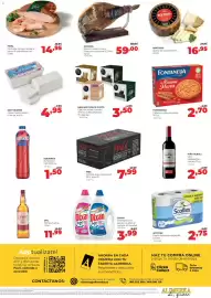 Folleto Alimerka Página 2: Navidul jamón curado Cuatro Estaciones €59,00, Boffard queso de oveja reserva €16,95